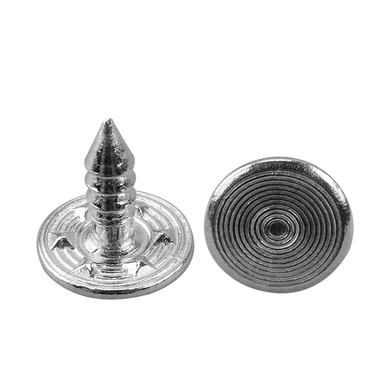 Does the weight reduction of aluminum jeans button nails significantly improve the comfort of denim products?