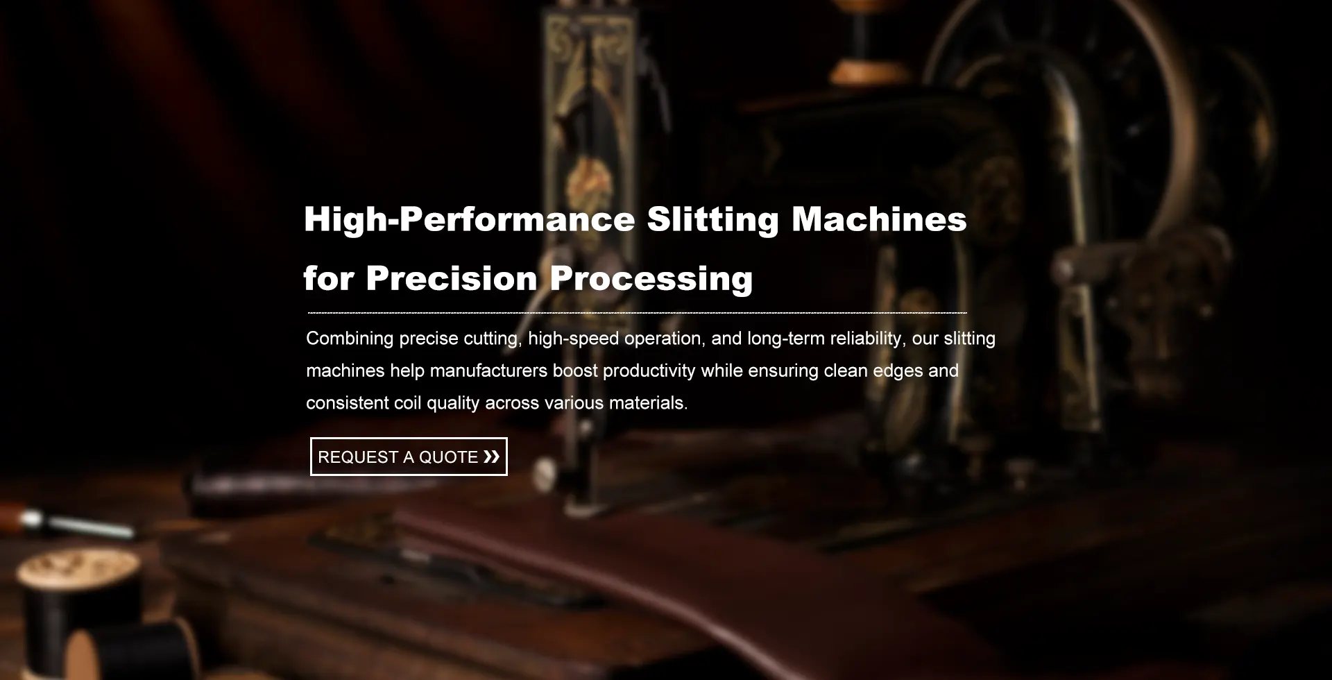 Slitting Machine Banner Copy