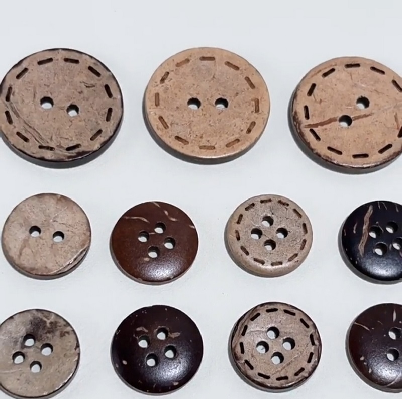 Coconut Shell Buttons: Natural, Eco-Friendly & Unique Garment Accessories